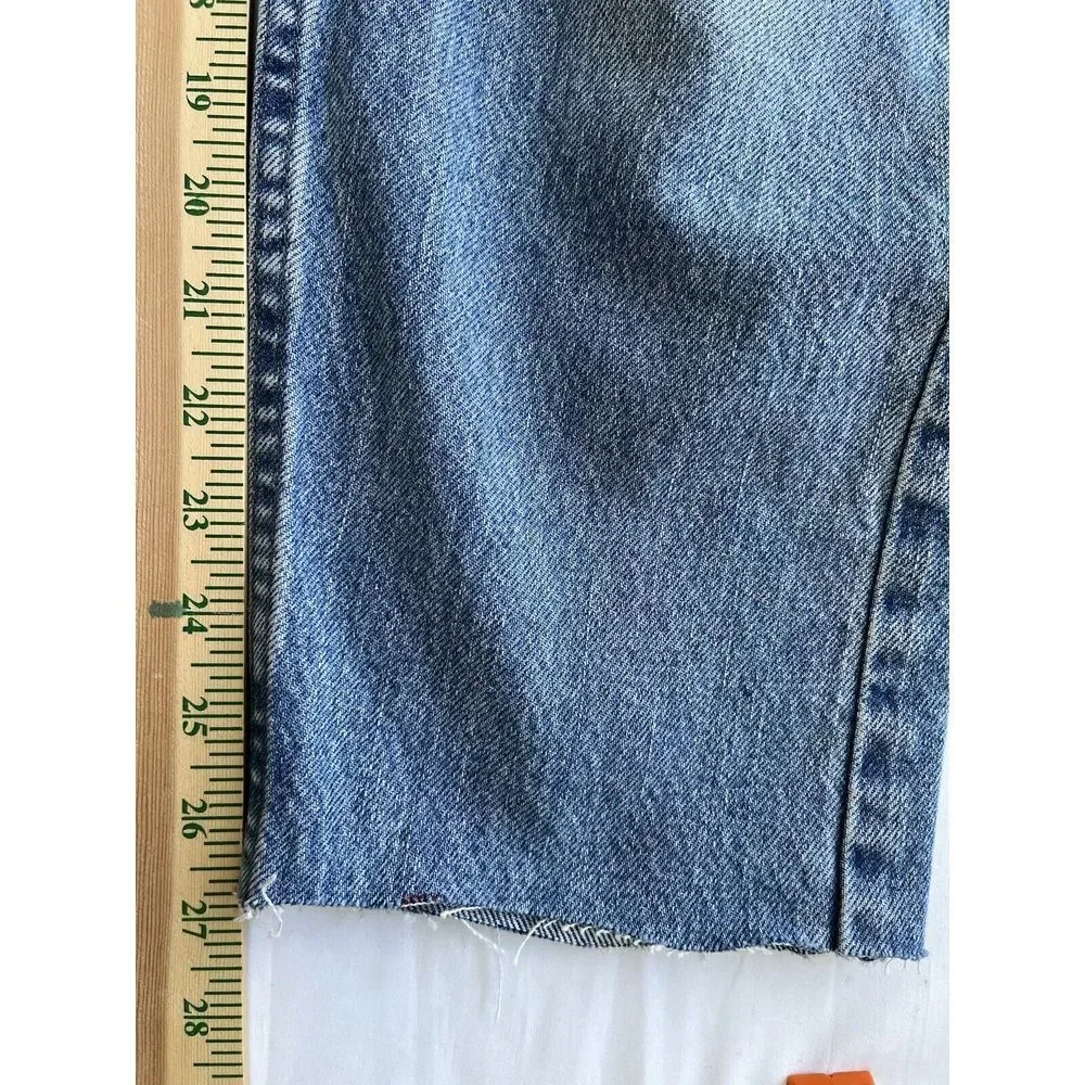 Vintage 80s‎ 90s Lee Jeans High Waist Tapered Mom USA Made Women 8 27x27